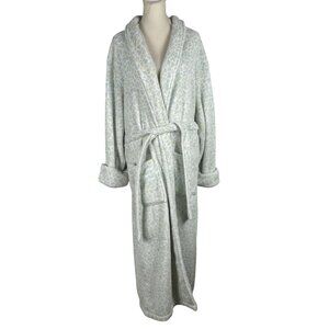 Like new PINE CONE HILL Animal Print (White, Yellow, Gray/Blue) Robe One Size